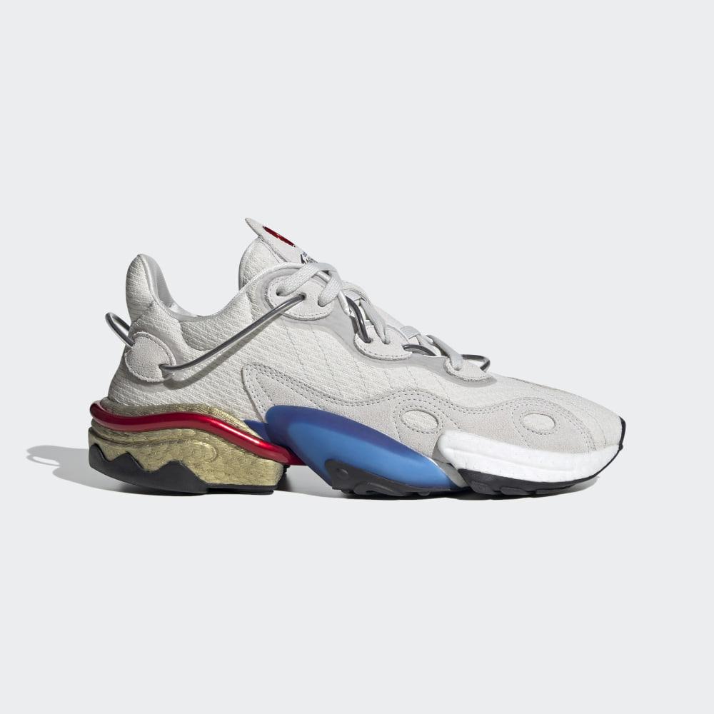 Adidas Torsion X Hrvatska - Muške Originals - Sive/Tamno Crvene (EOSWZV528)